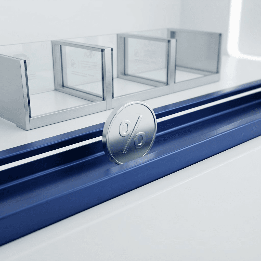 Glass percent render representing Rohpay pricing
